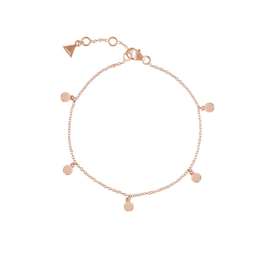 Armband 'Lovely Discs' Silber rosé vergoldet