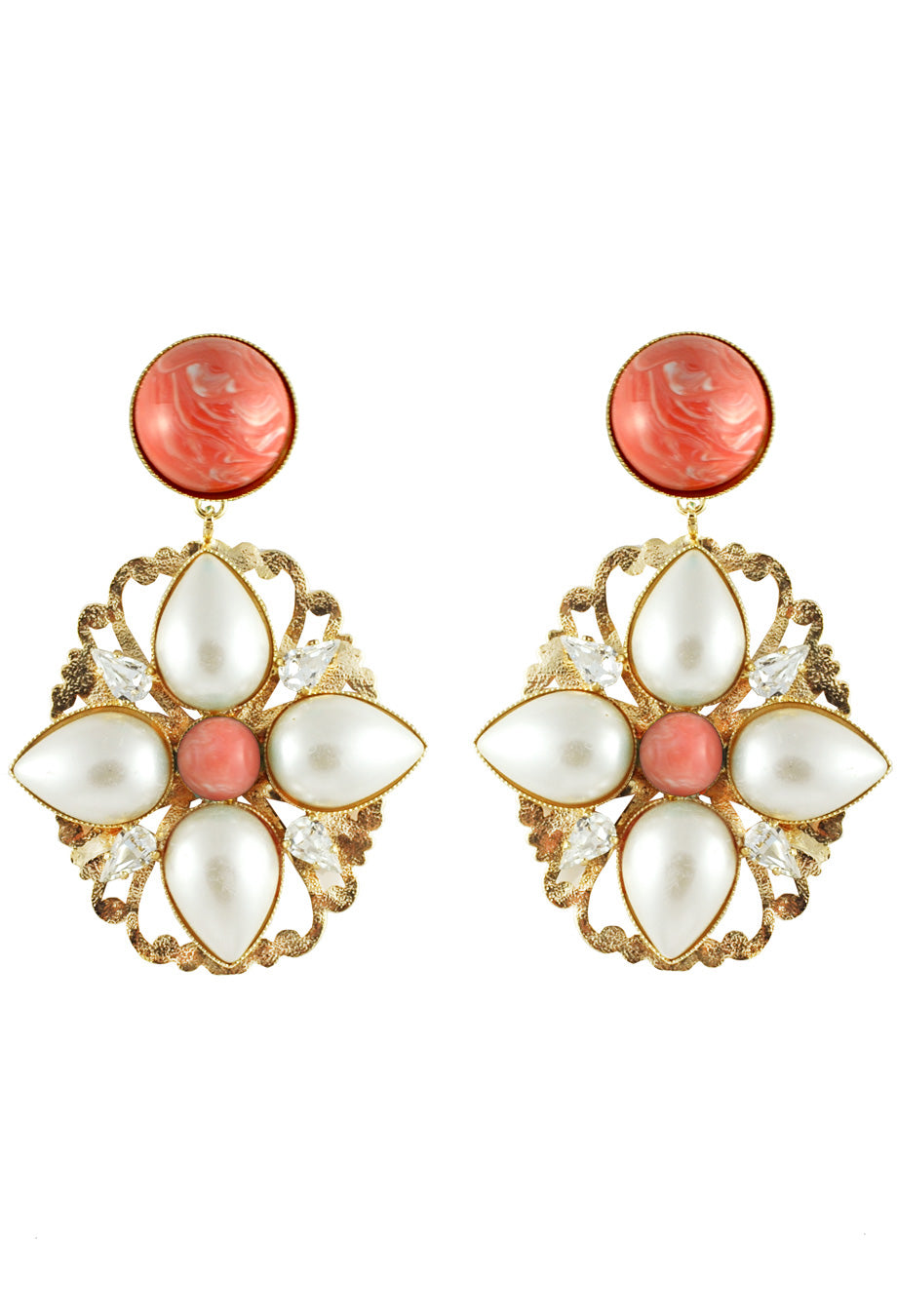 Ohrstecker 'Love Vintage' rosa