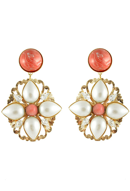 Ohrstecker 'Love Vintage' rosa